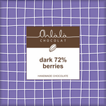 Load image into Gallery viewer, DARK CHOCOLATE 72% WITH BERRIES
