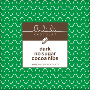 NO SUGAR DARK CHOCOLATE WITH COCOA NIBS