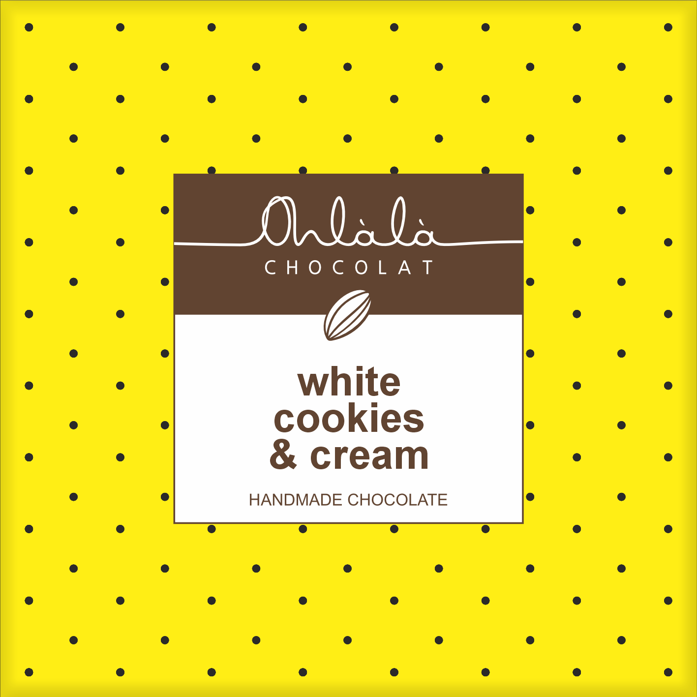 WHITE CHOCOLATE WITH CHOCOLATE COOKIES