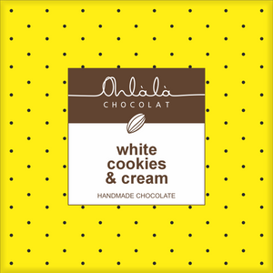 WHITE CHOCOLATE WITH CHOCOLATE COOKIES