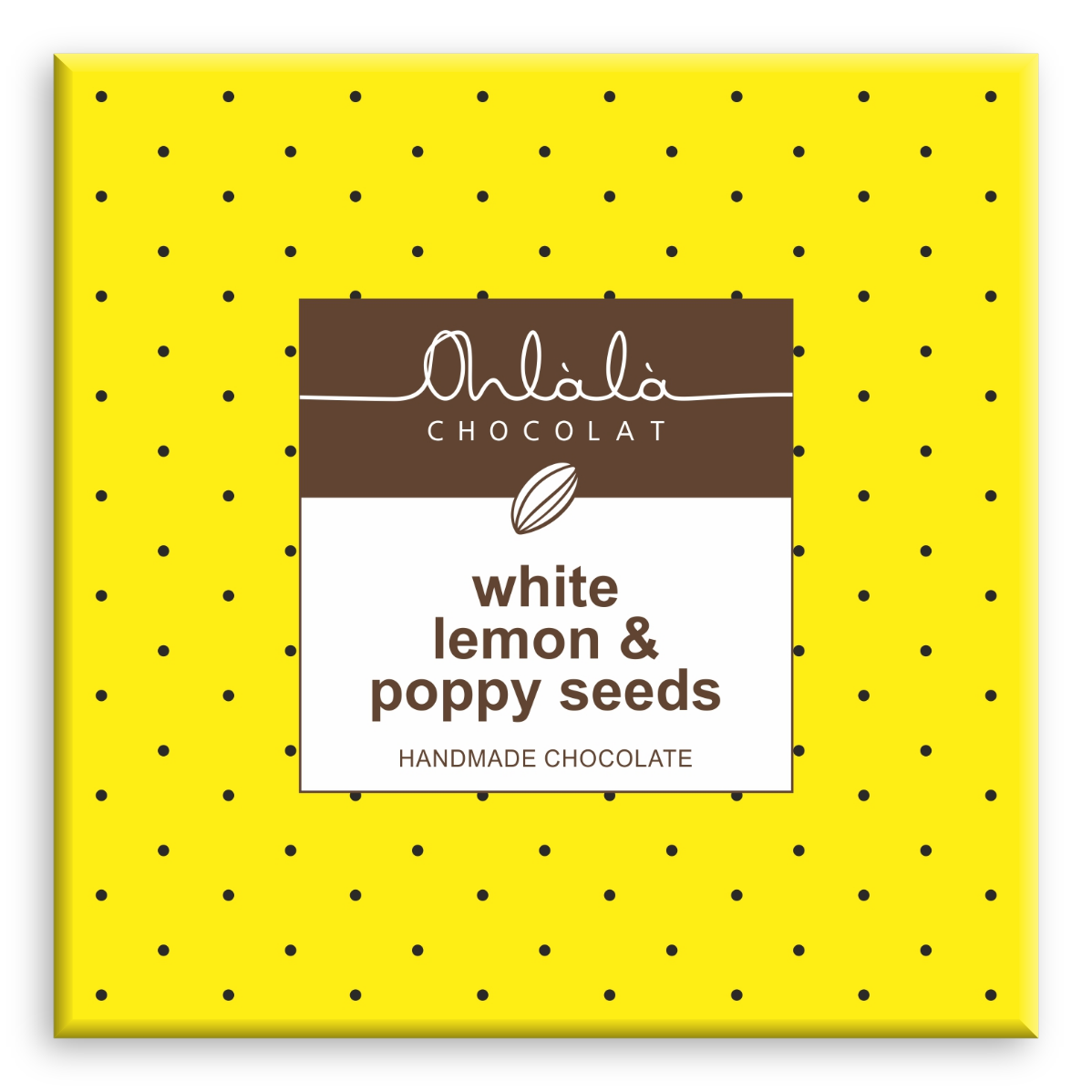 WHITE CHOCOLATE WITH LEMON AND POPPY SEEDS