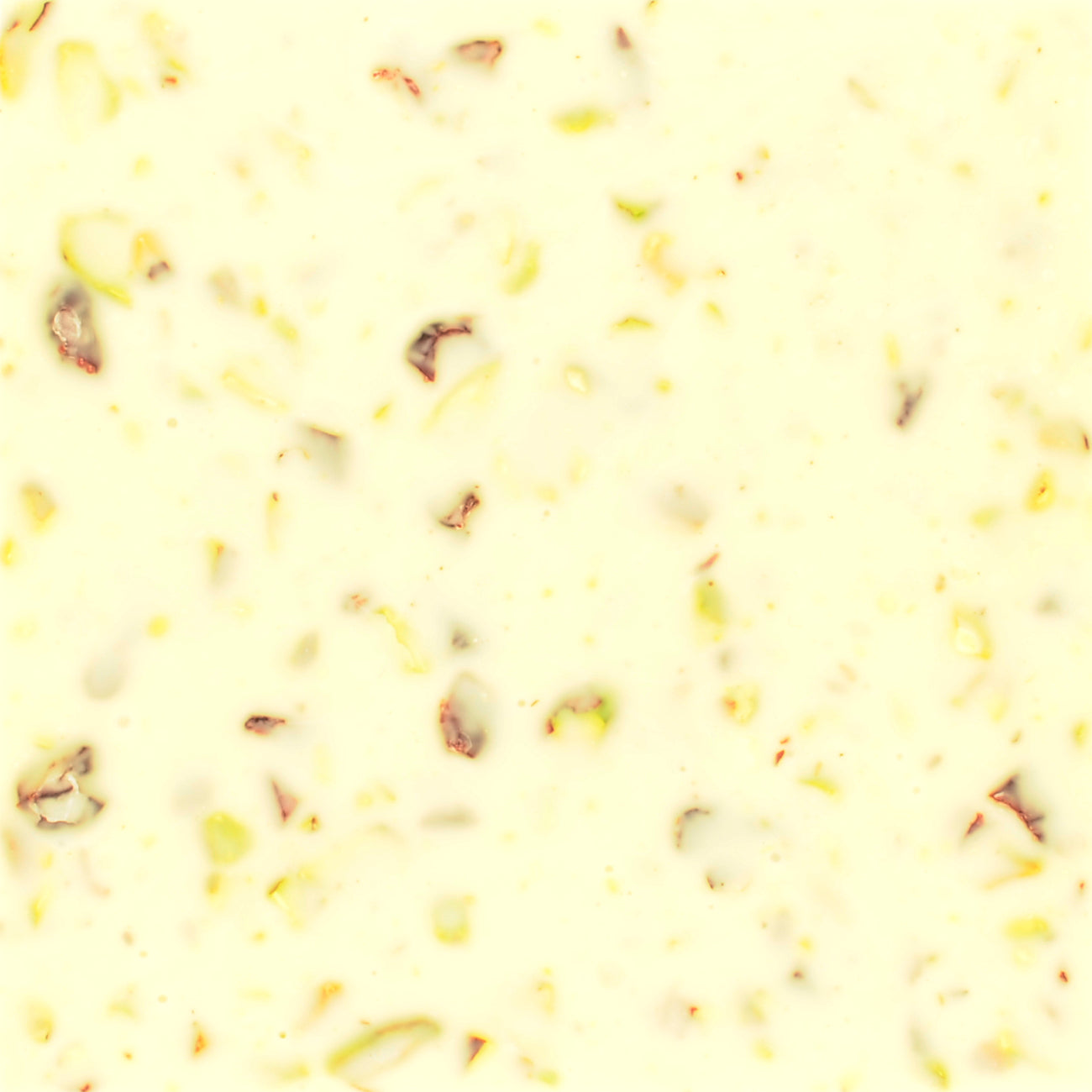 WHITE CHOCOLATE WITH CRANBERRIES AND PISTACHIOS